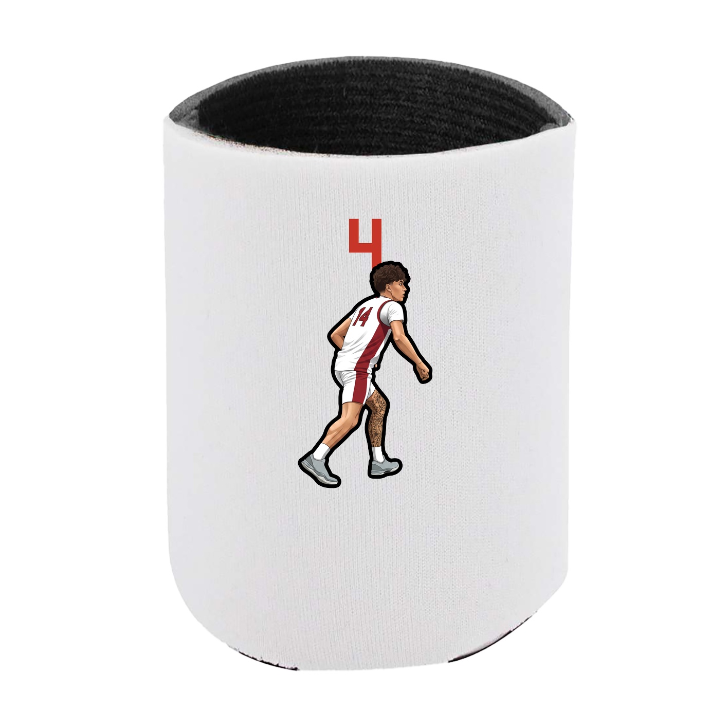 Can Holder — Number Top in White