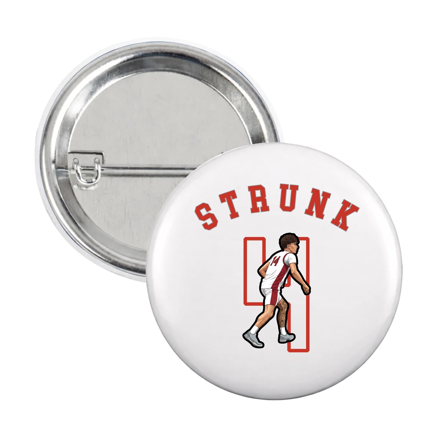 Game Day Button — Shirsey Arch in White