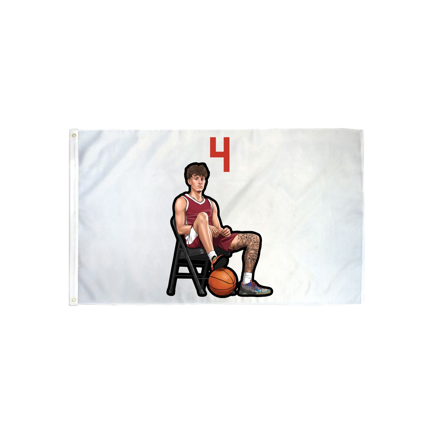 3x5 Flag — Number Top in Classic