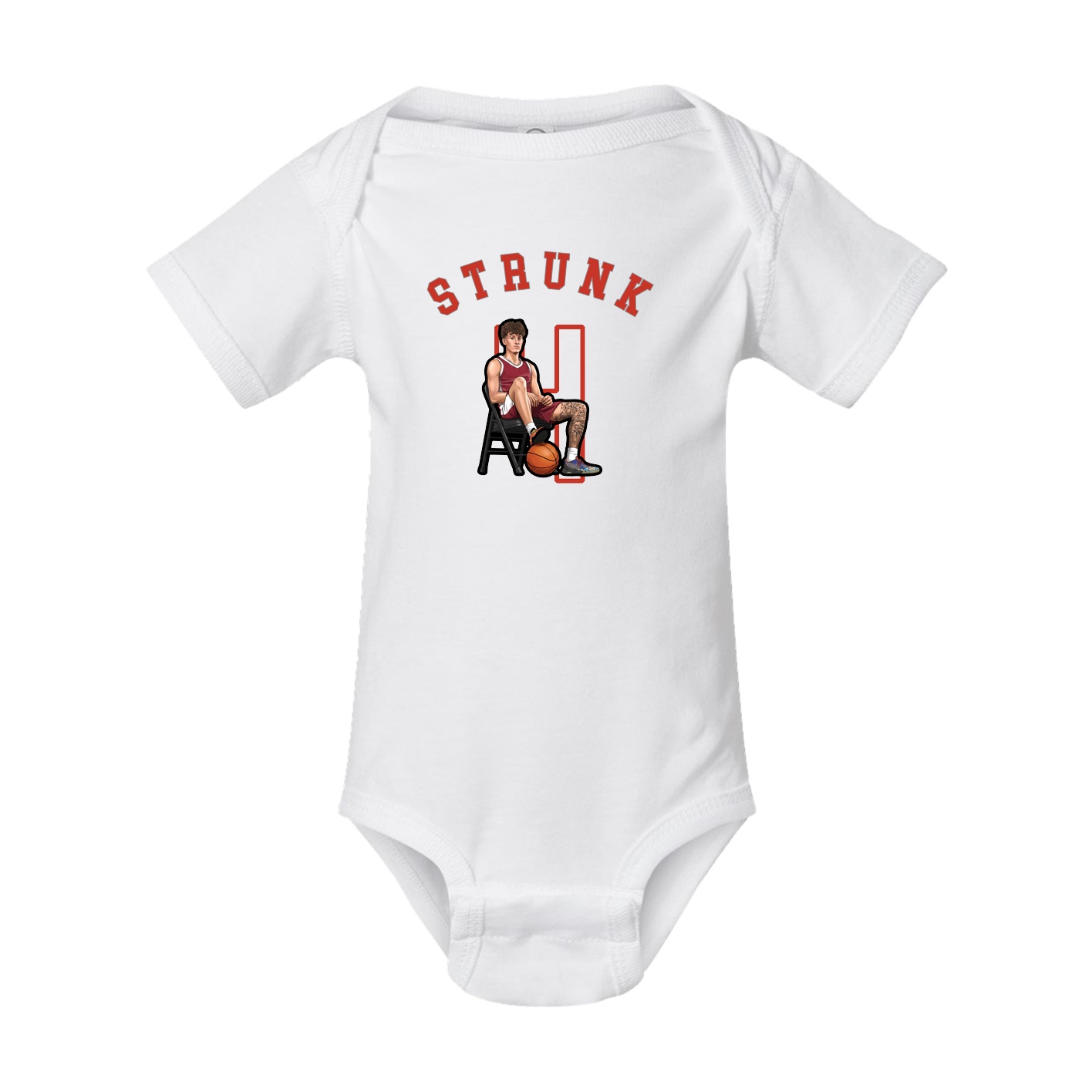 Baby Onesie — Shirsey Arch in White