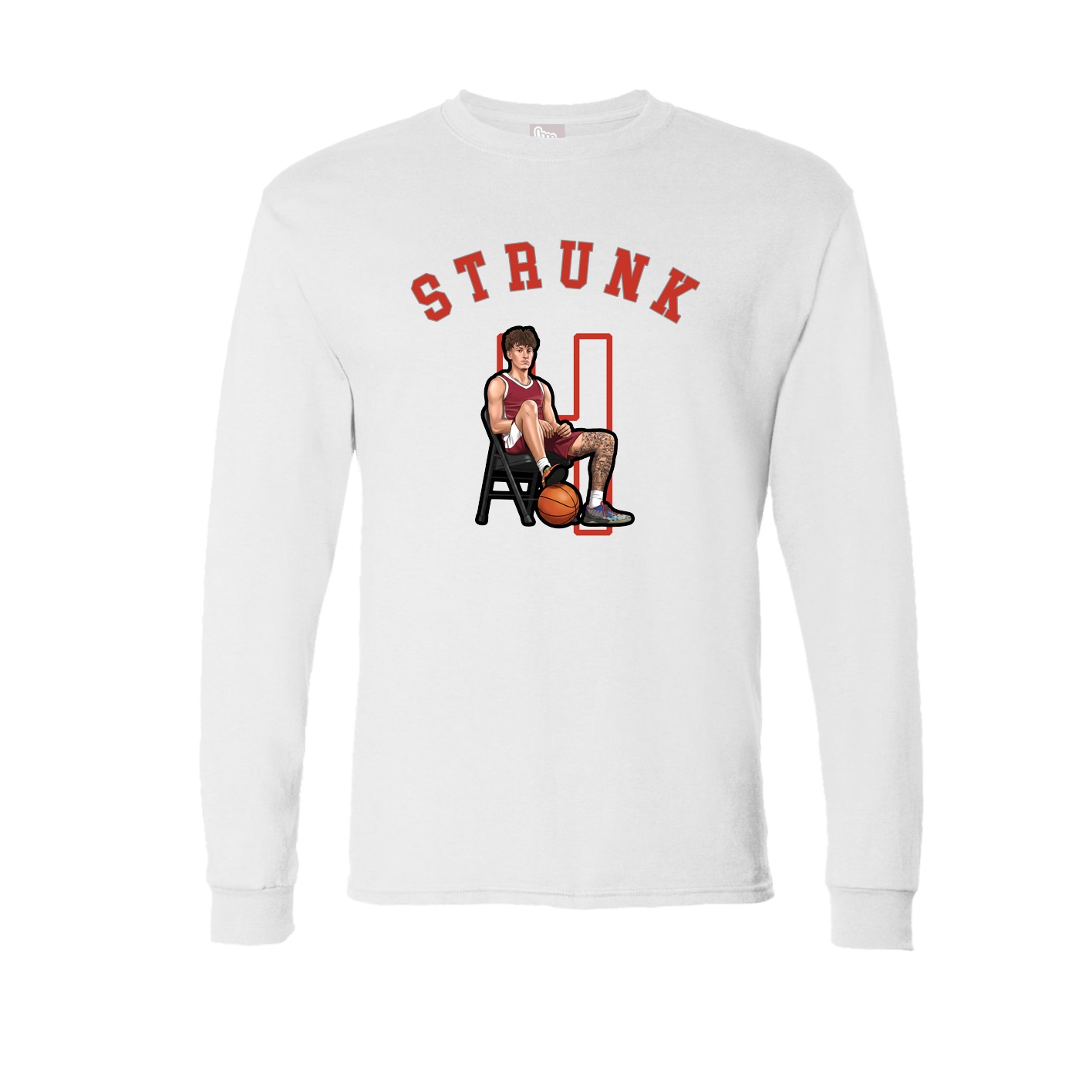 Long Sleeve Tee — Shirsey Arch in White
