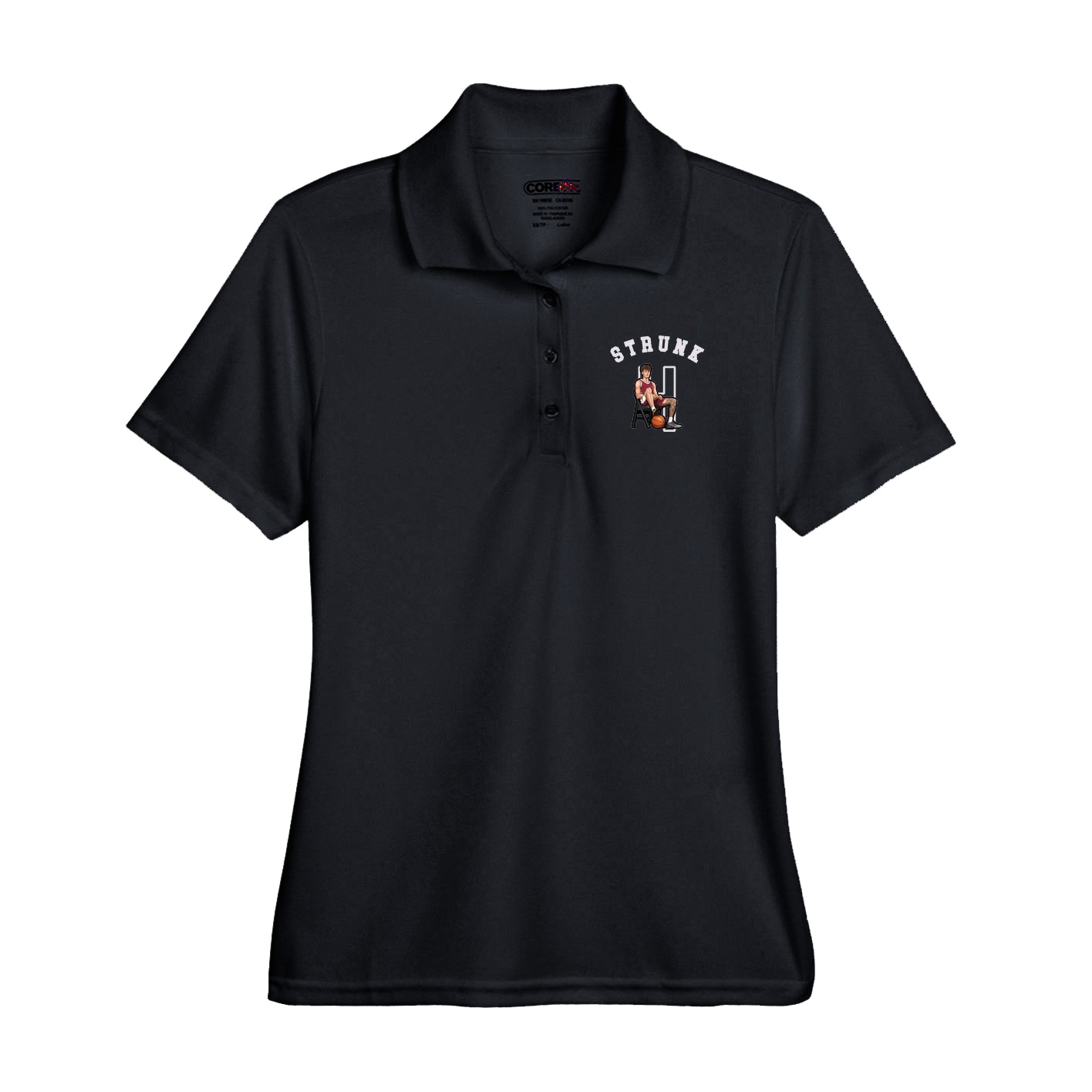 Performance Polo — Shirsey Arch in Black