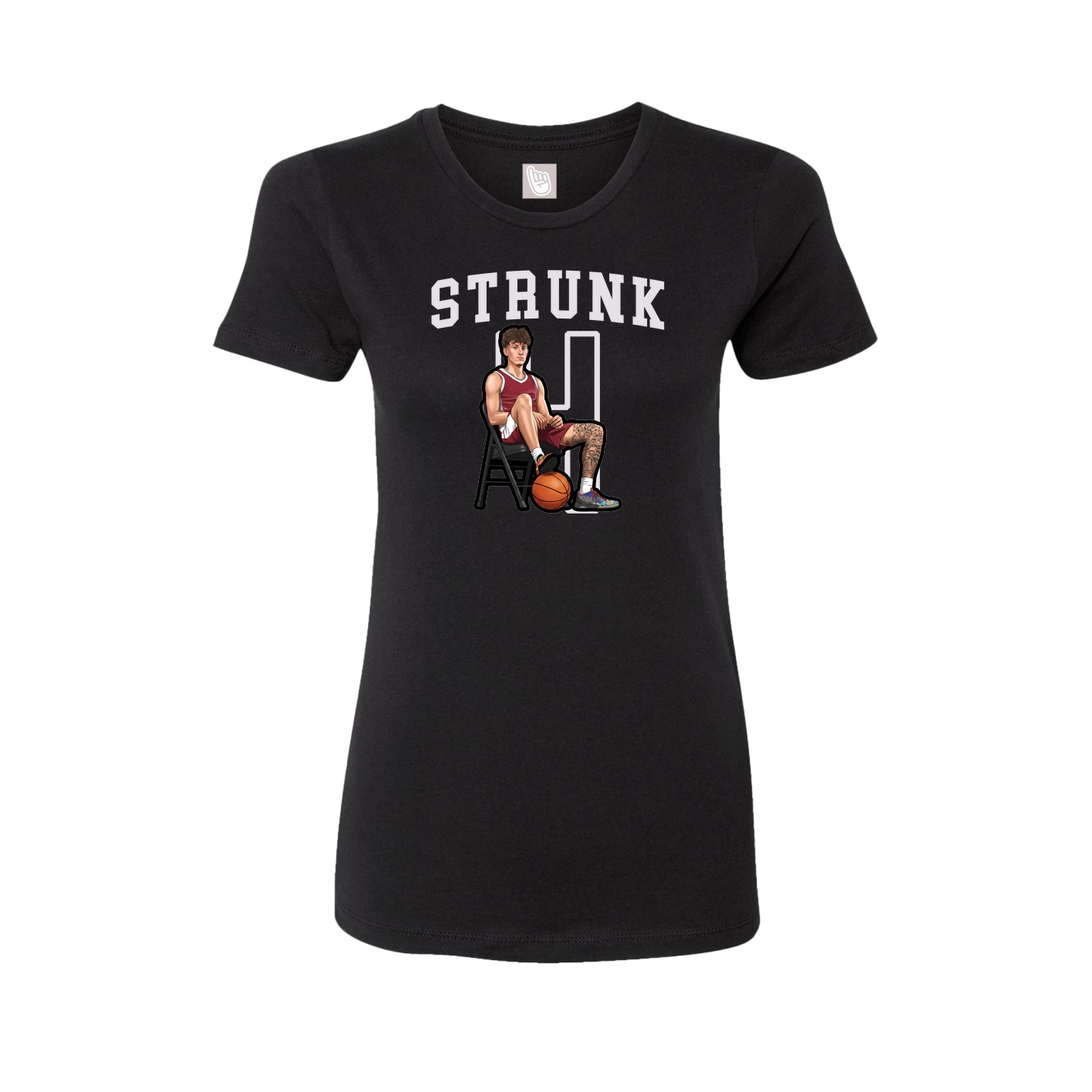 Fitted Women's Tee — Shirsey in Black