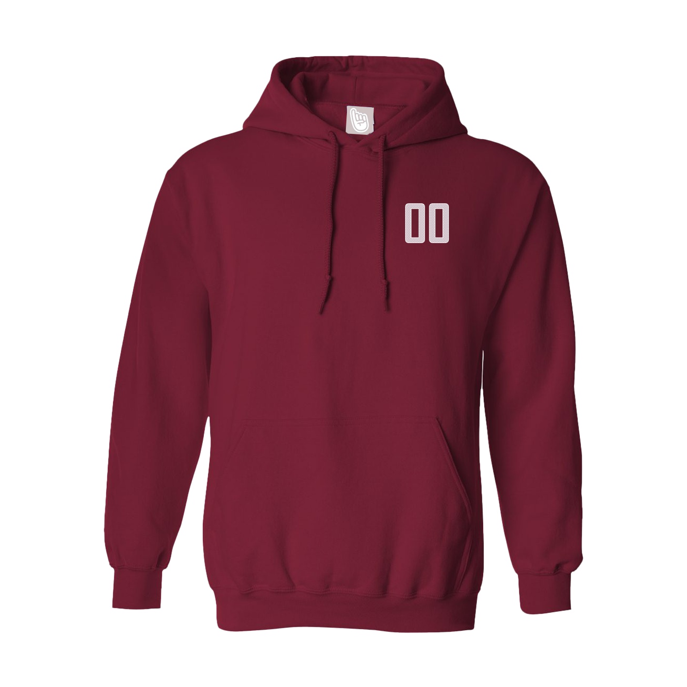 Hoodie — Front Shirsy in Cardinal