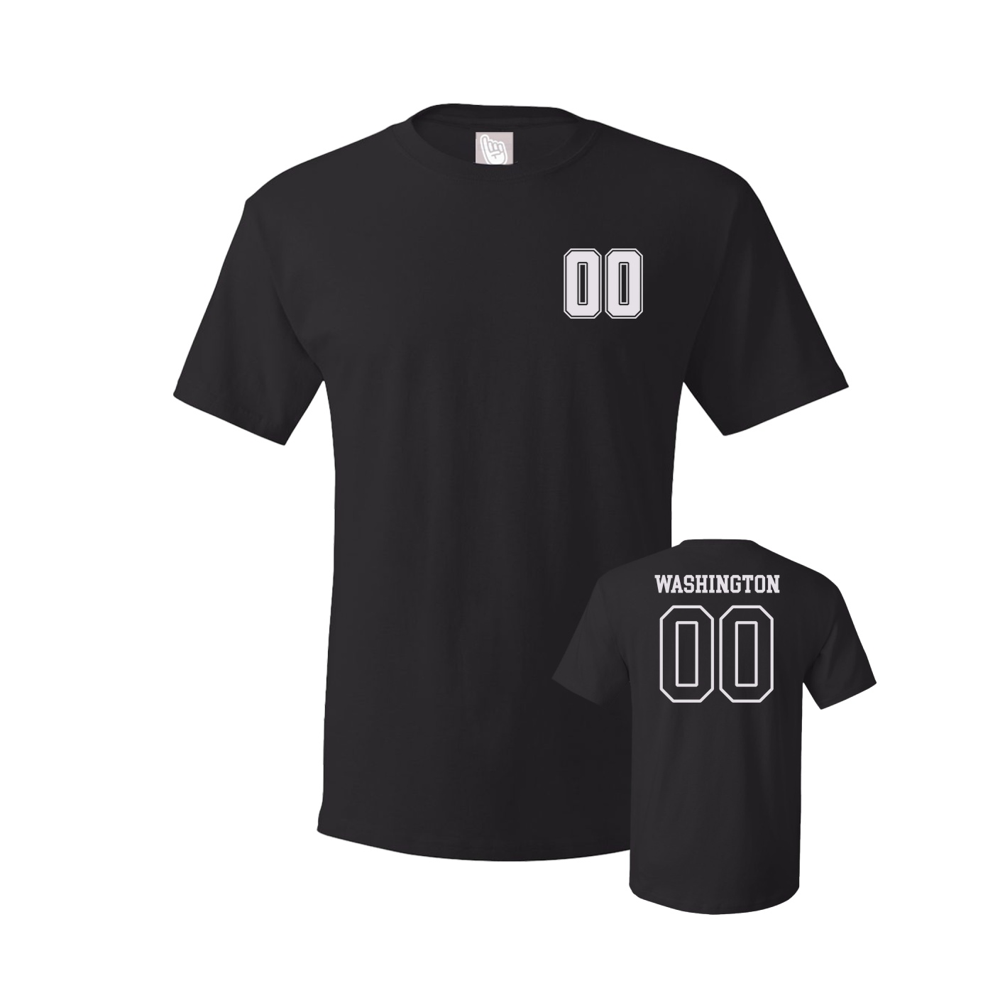 Youth Tee — Chest Back in Black