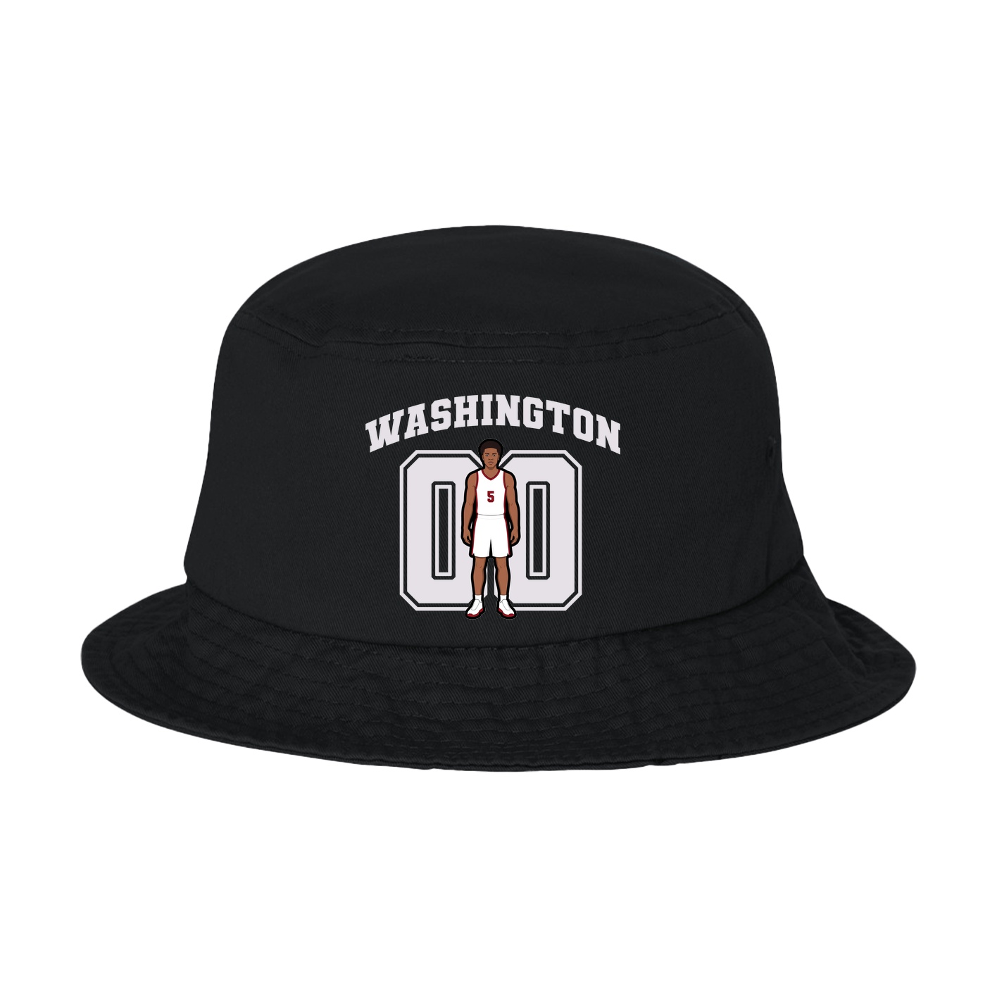 Bucket Cap — Number in Black