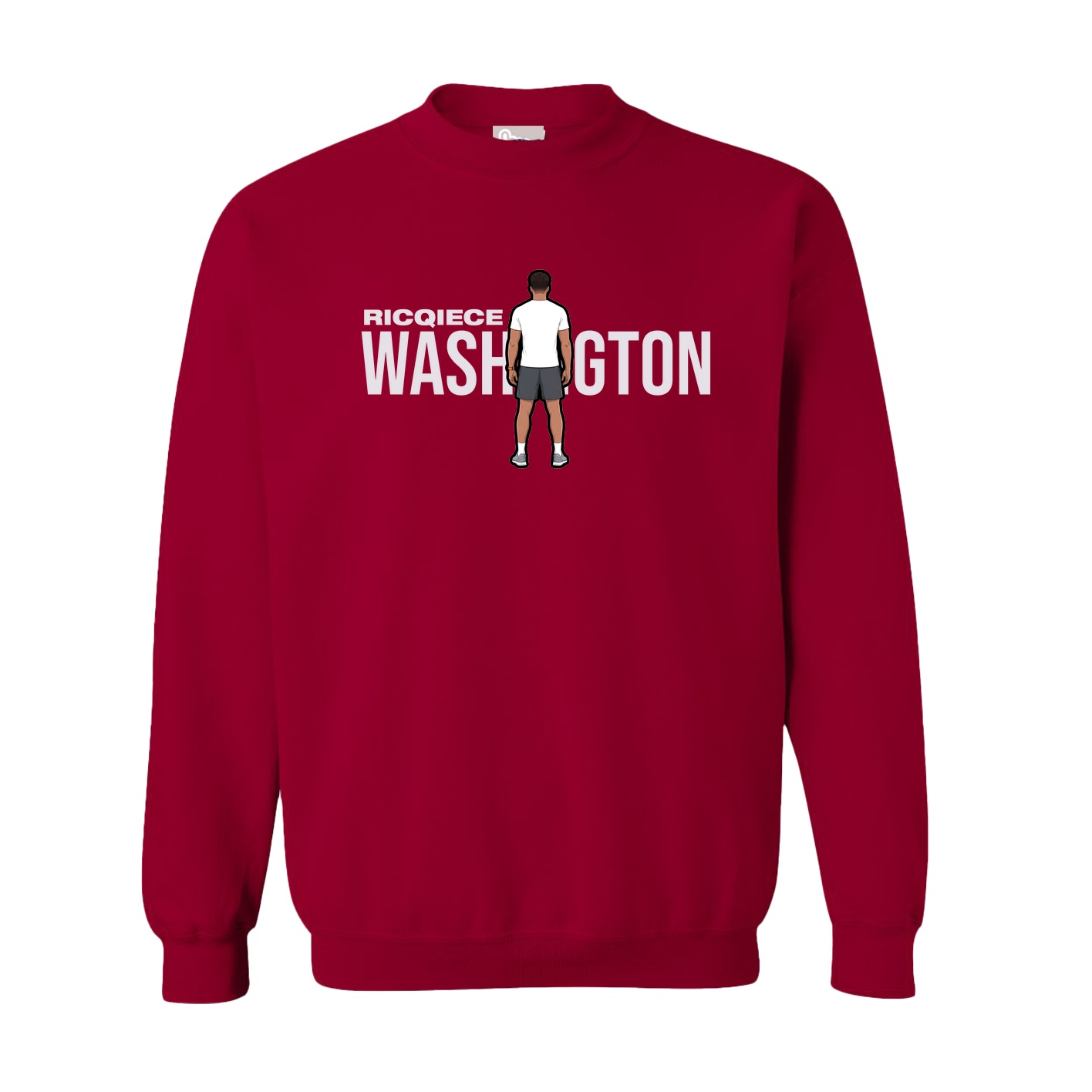 Fleece Crew — Player Name in Cardinal