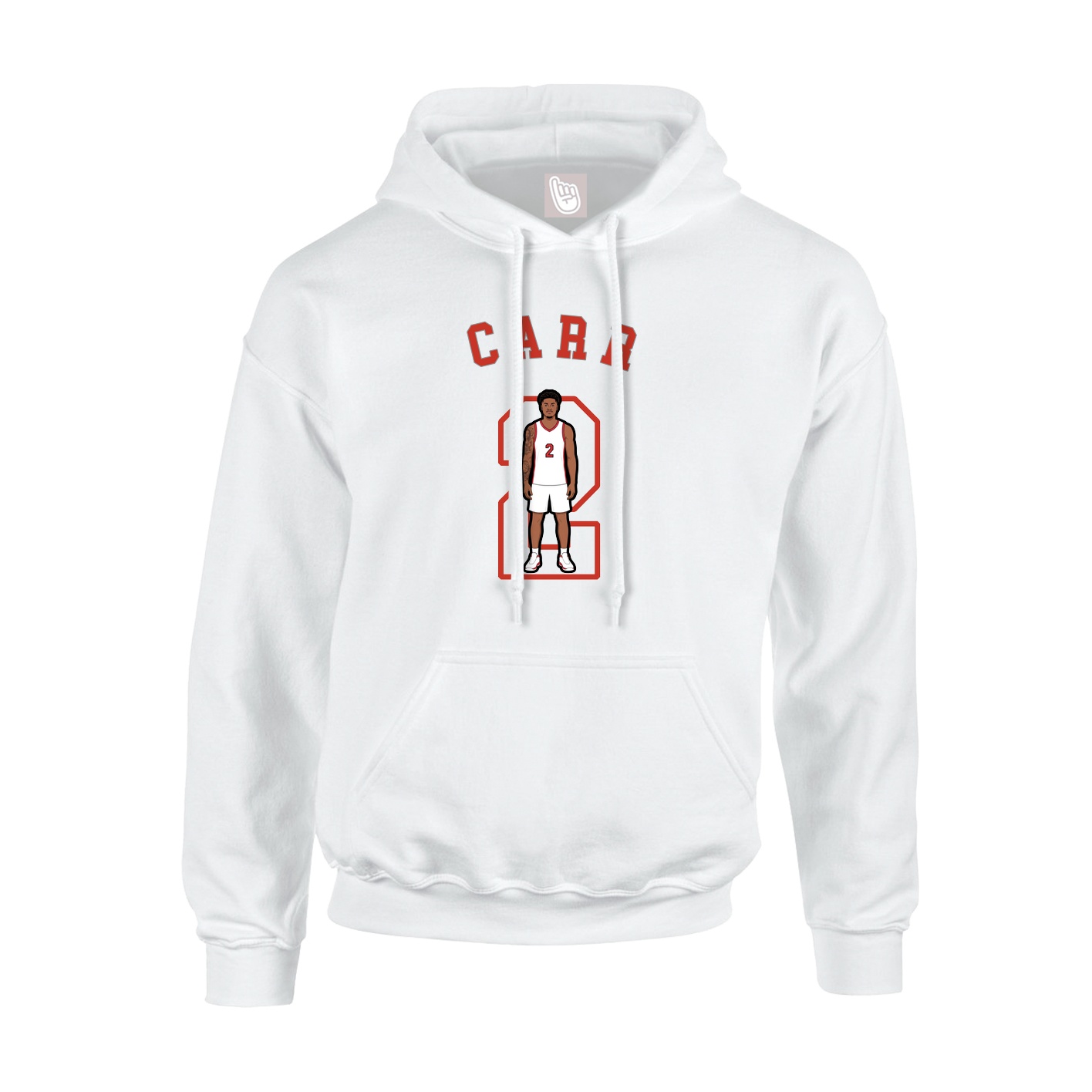 Hoodie — Shirsey Arch in White