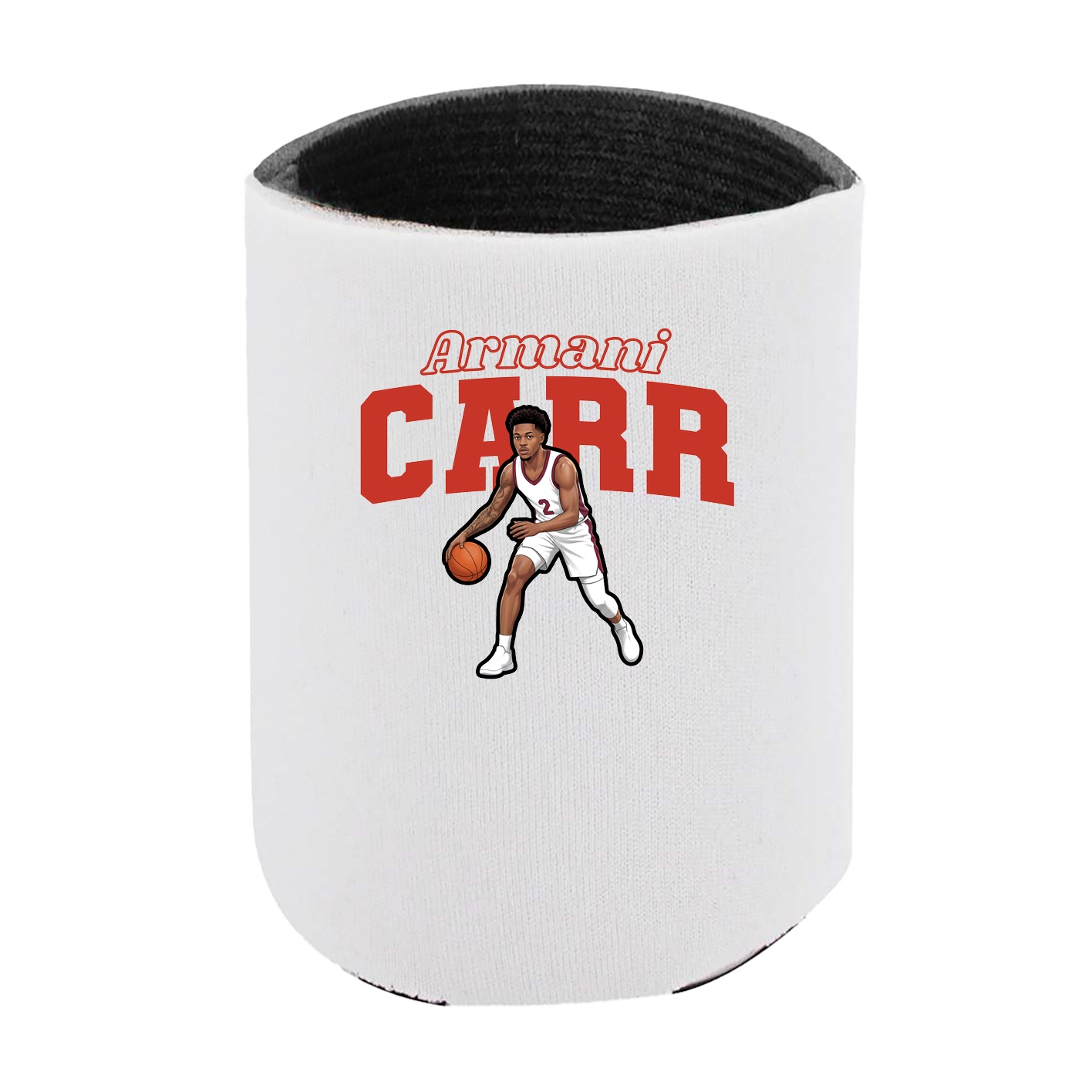 Can Holder — Name Arch in White