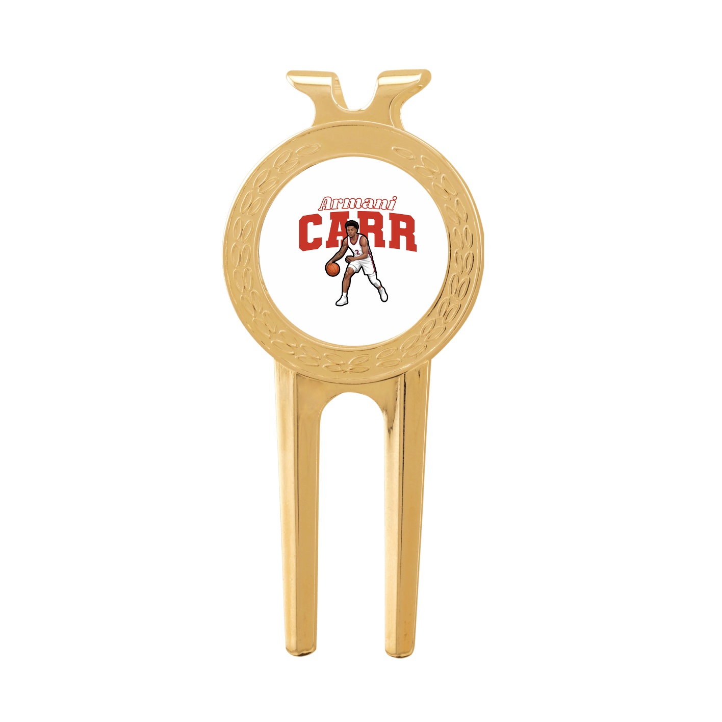 Divot Tool with Ball Marker — Name Arch in Classic