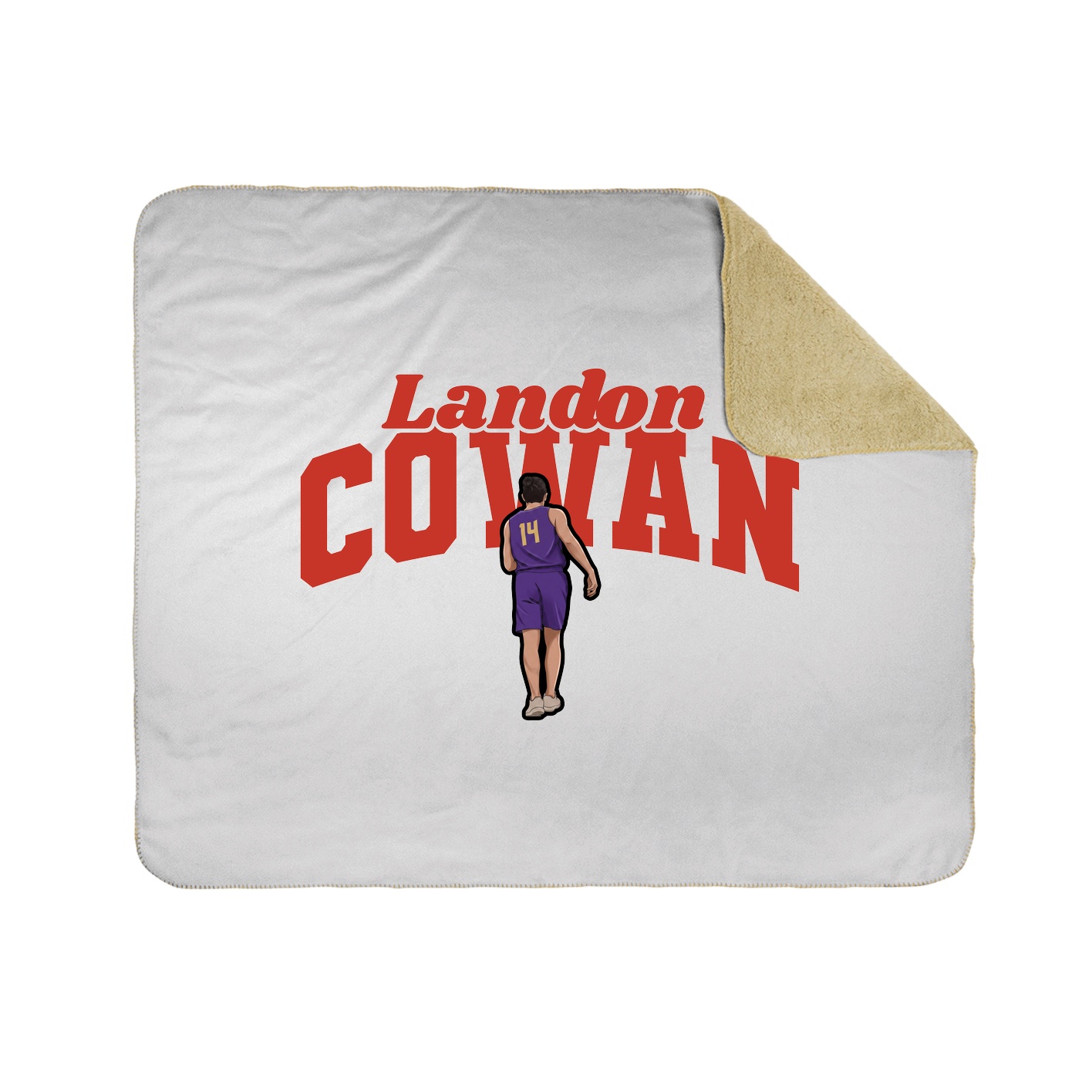 Throw Blanket — Signature Arch in White