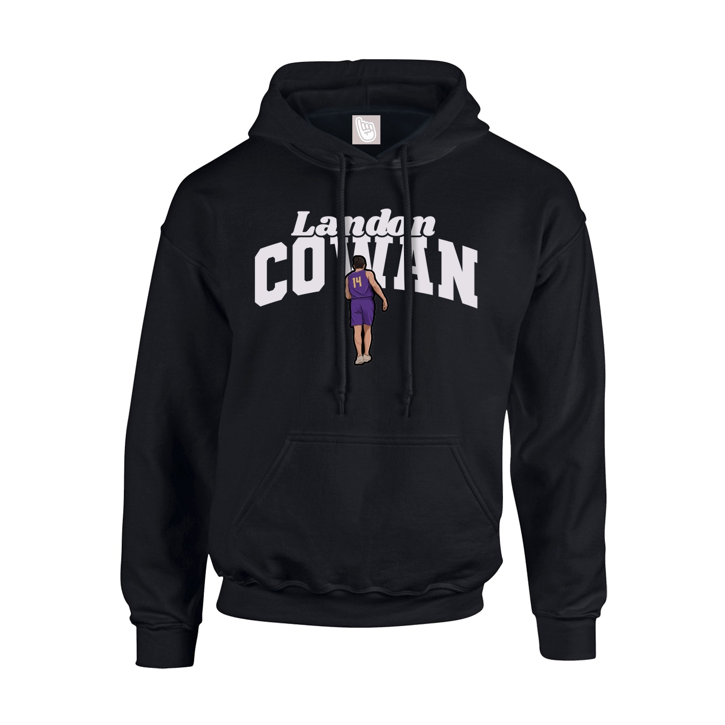 Hoodie — Signature Arch in Black