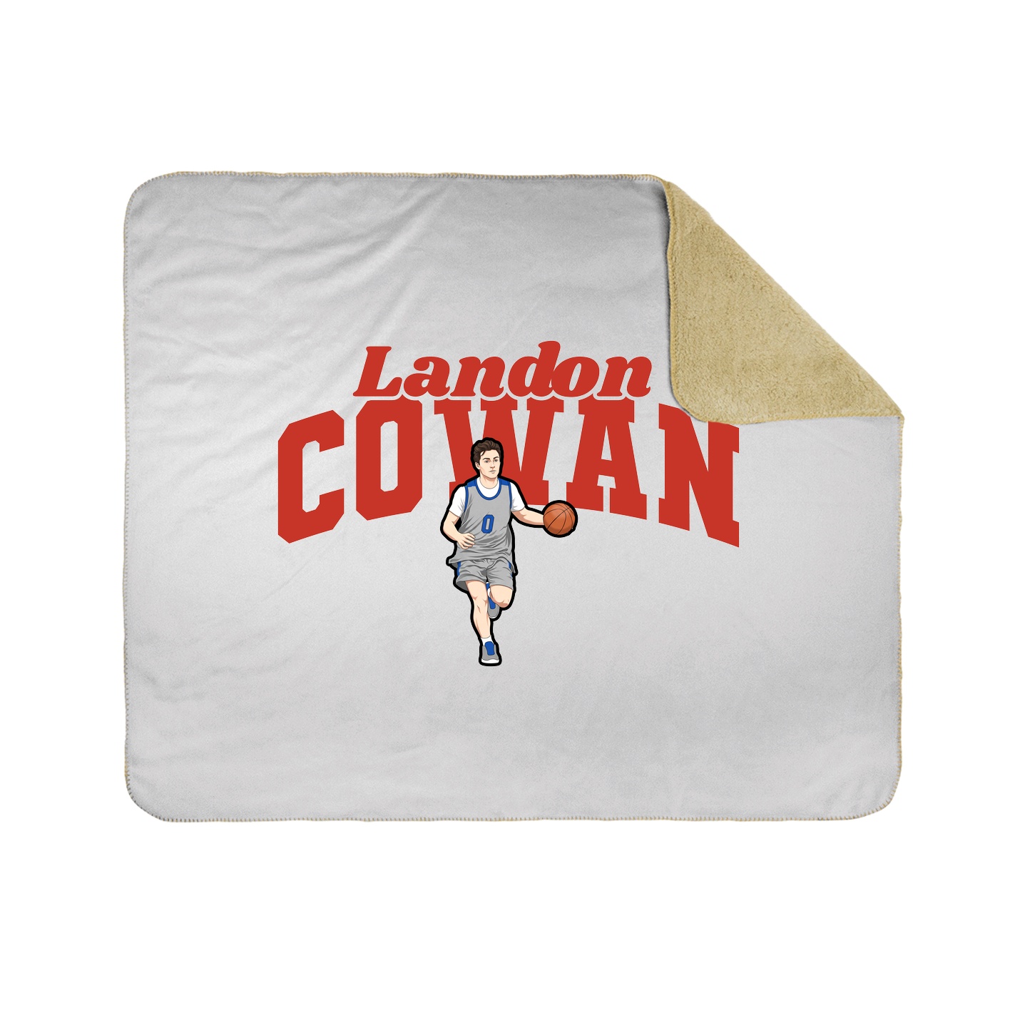 Throw Blanket — Signature Arch in White