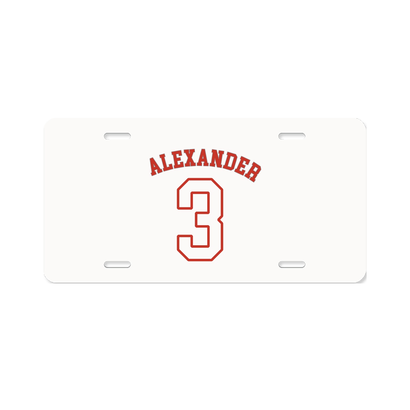 License Plate — Shirsey Arch in Classic