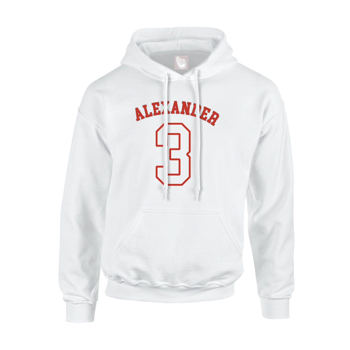 Hoodie — Shirsey Arch in White