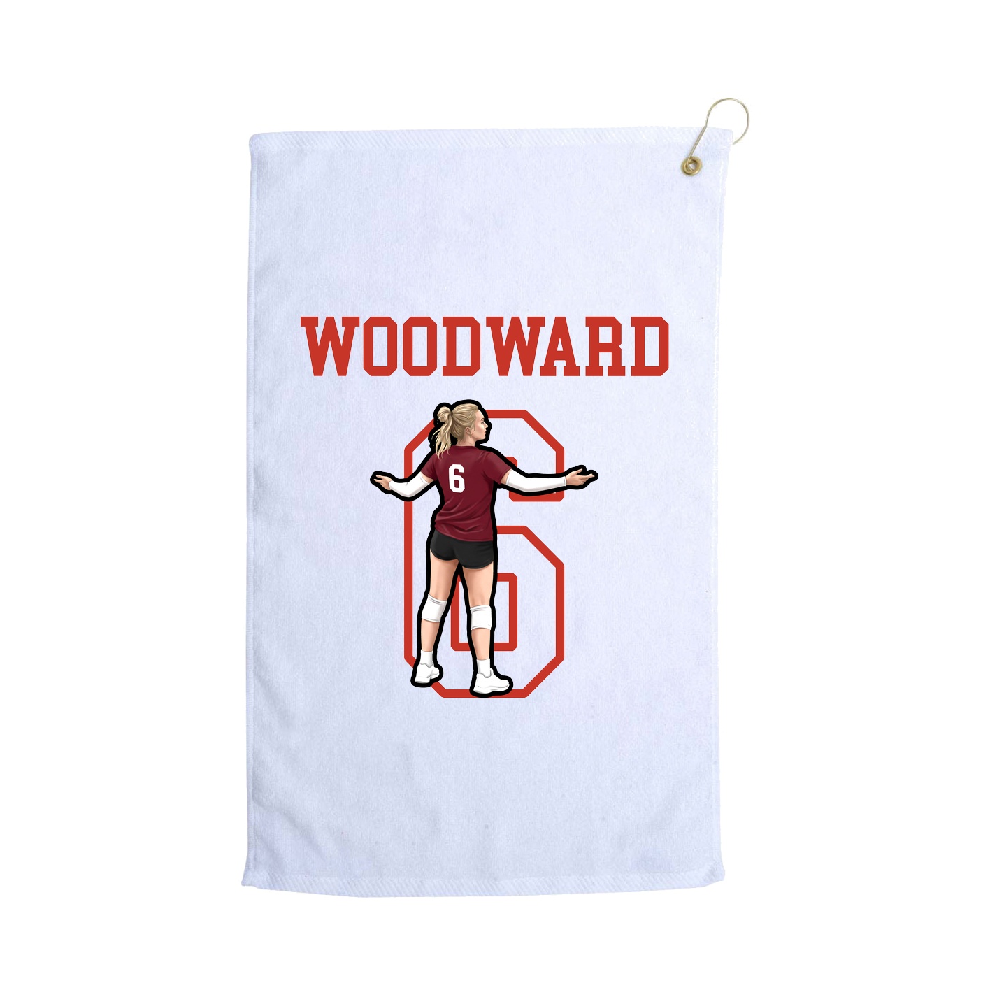 Golf Towel — Shirsey in White
