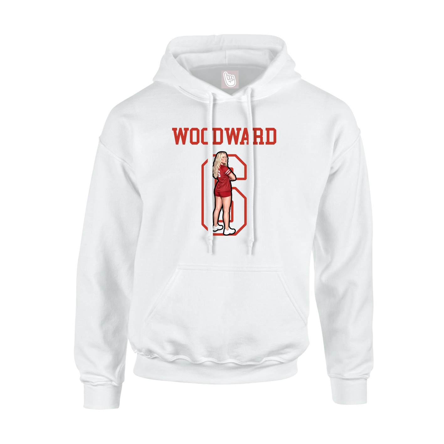 Youth Hoodie — Shirsey in White