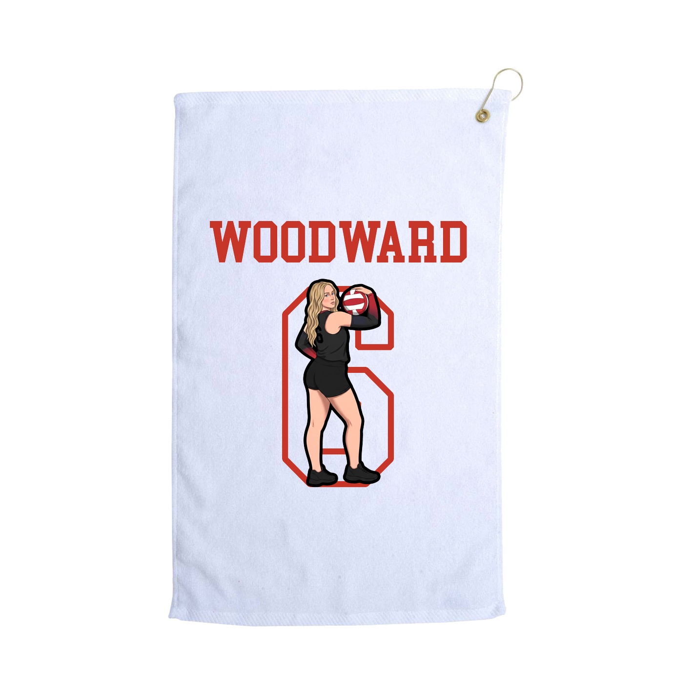 Golf Towel — Shirsey in White