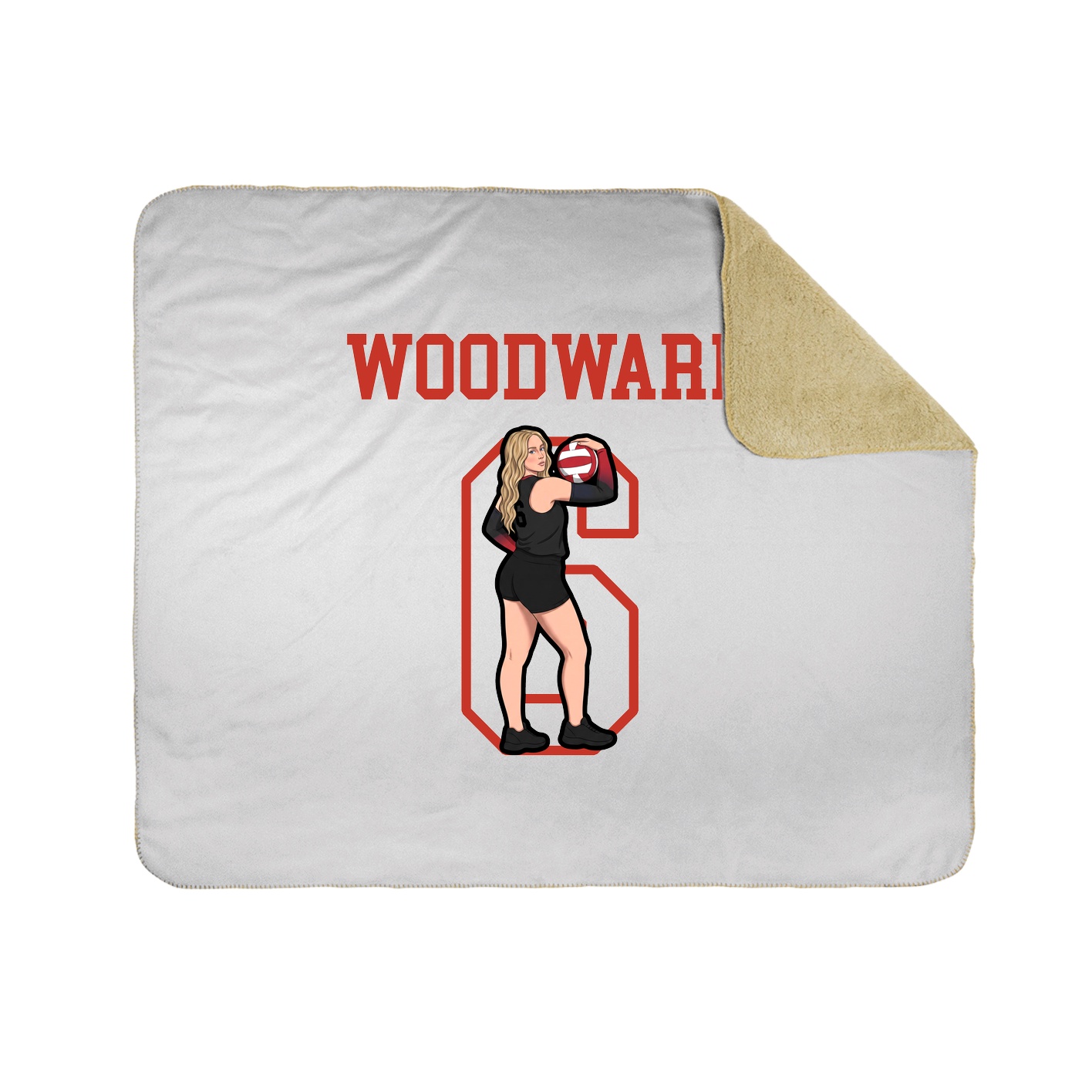 Throw Blanket — Shirsey in White