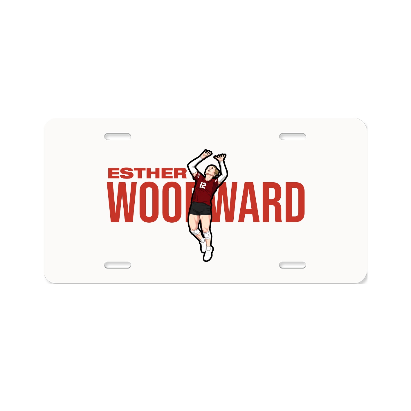 License Plate — Player Name in Classic