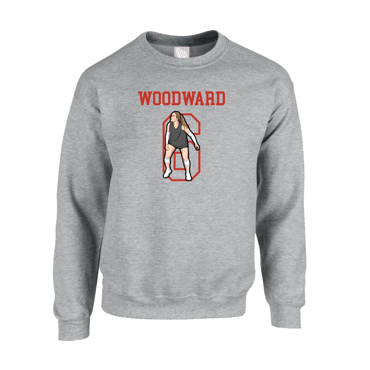 Fleece Crew — Shirsey in Grey