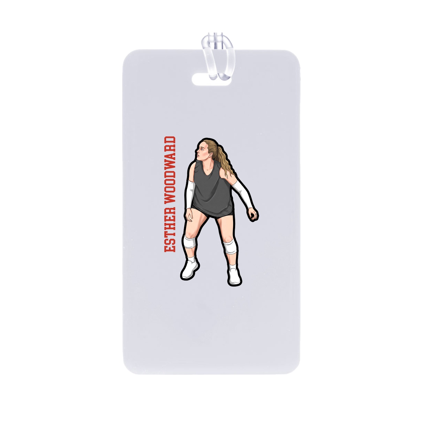 Bag Tag — Name Vertical in Classic
