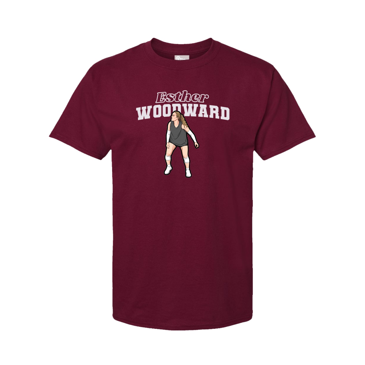 Tee — Name Arch in Cardinal