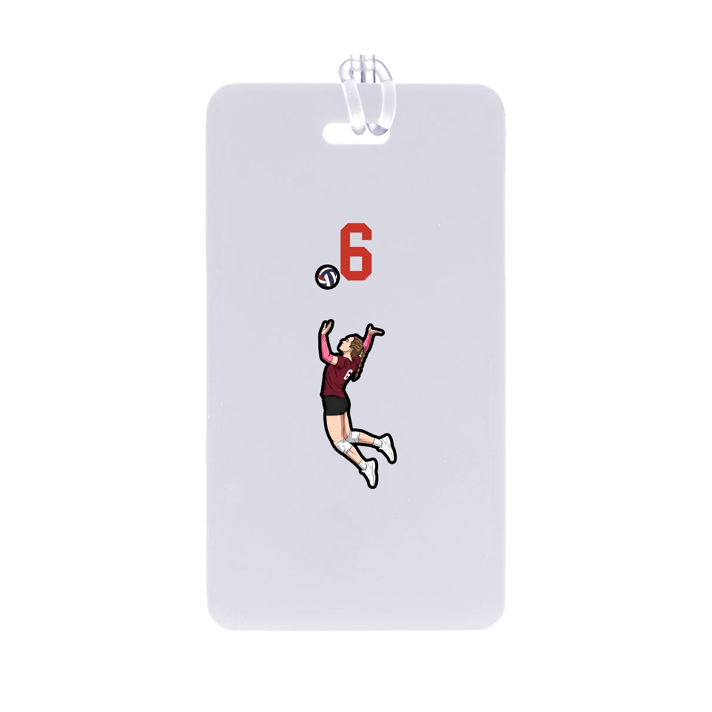 Bag Tag — Number Top in Classic