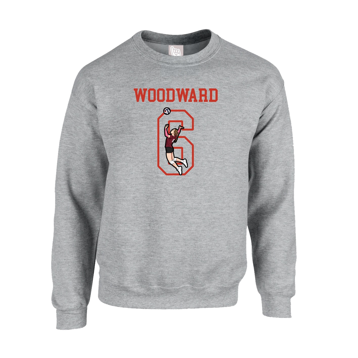 Fleece Crew — Shirsey in Grey