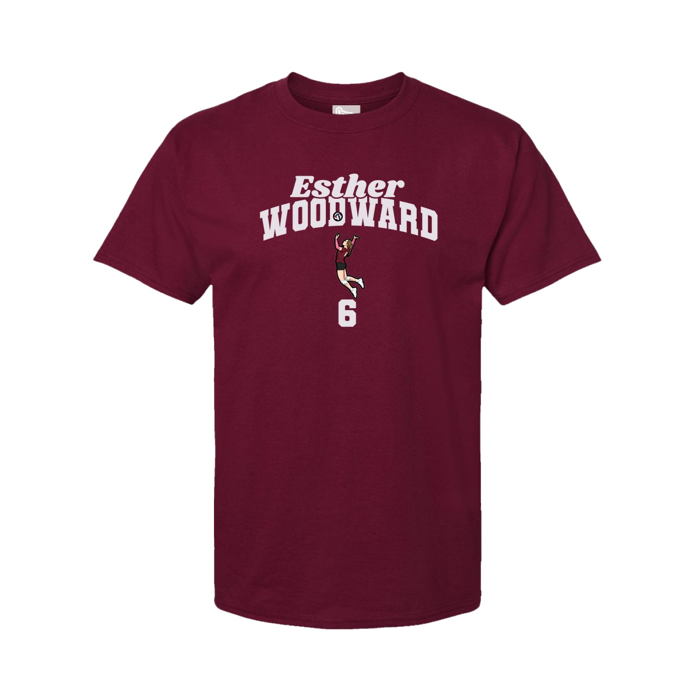 Tee — Signature Arch in Cardinal
