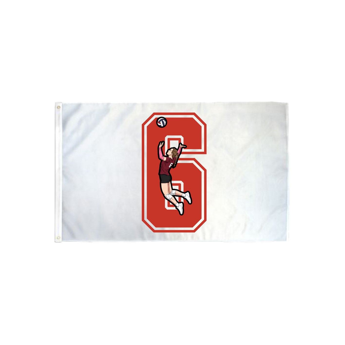 3x5 Flag — Number in Classic