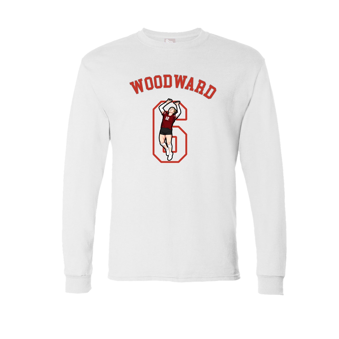 Long Sleeve Tee — Shirsey Arch in White