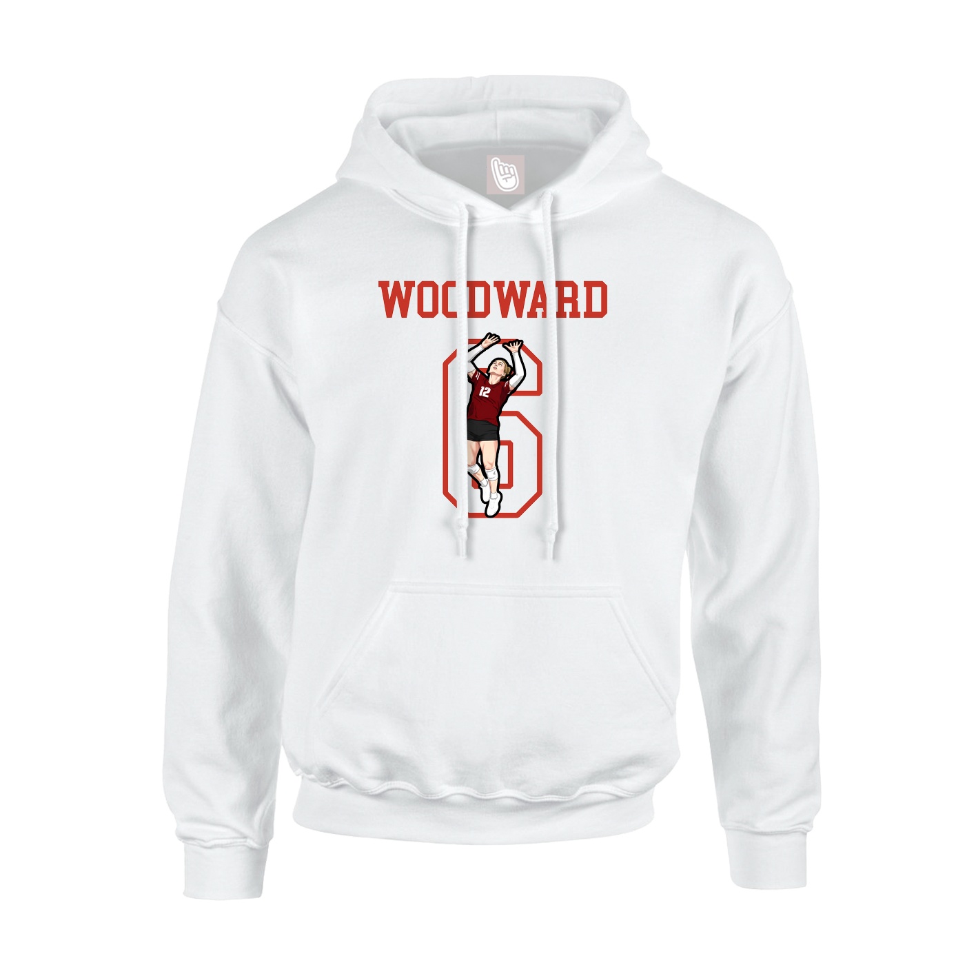 Hoodie — Shirsey in White