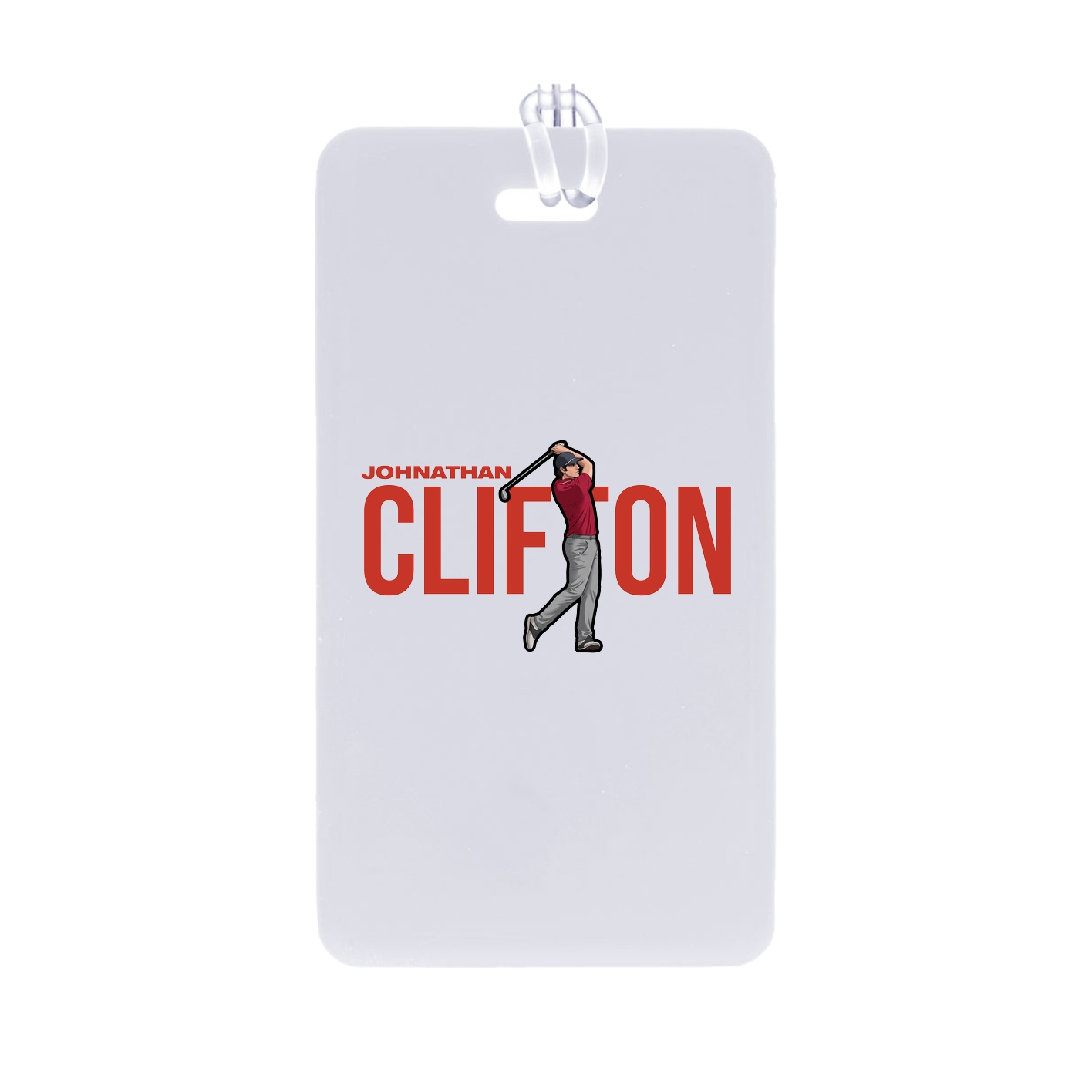 Bag Tag — Player Name in Classic
