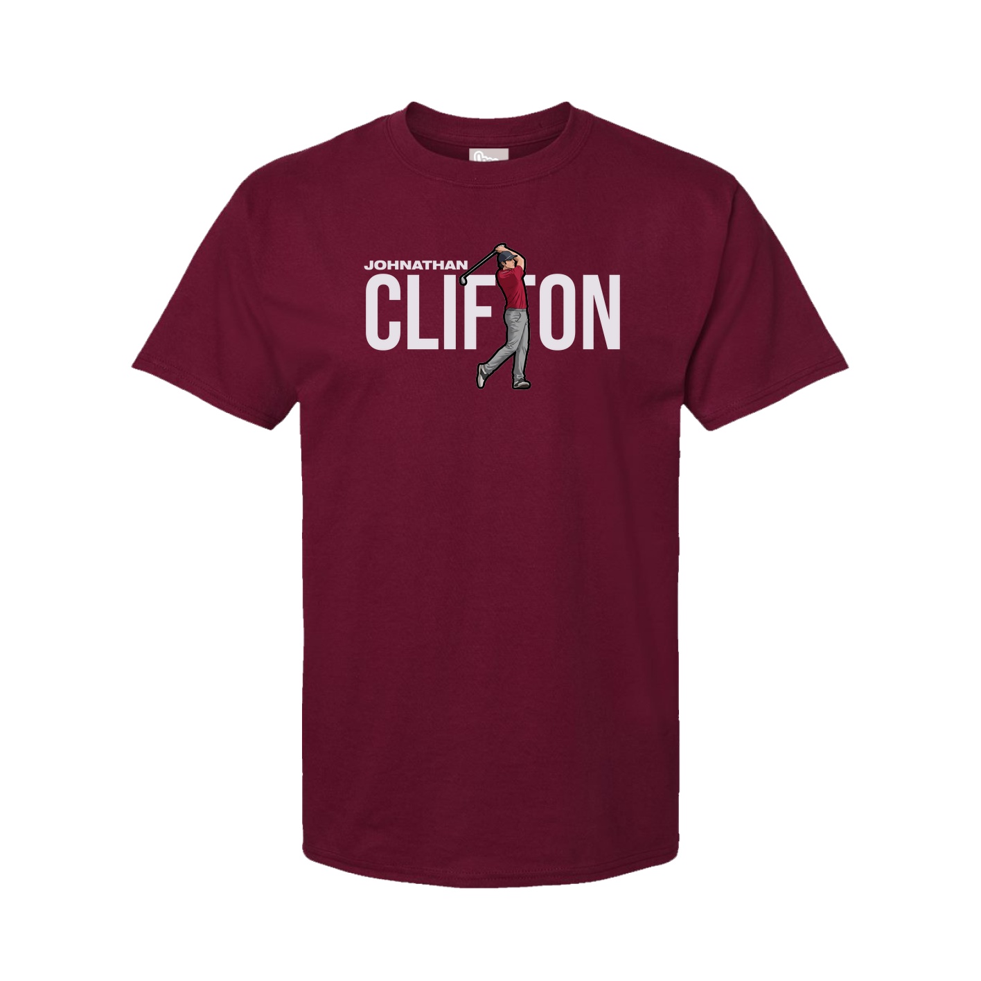 Tee — Player Name in Cardinal