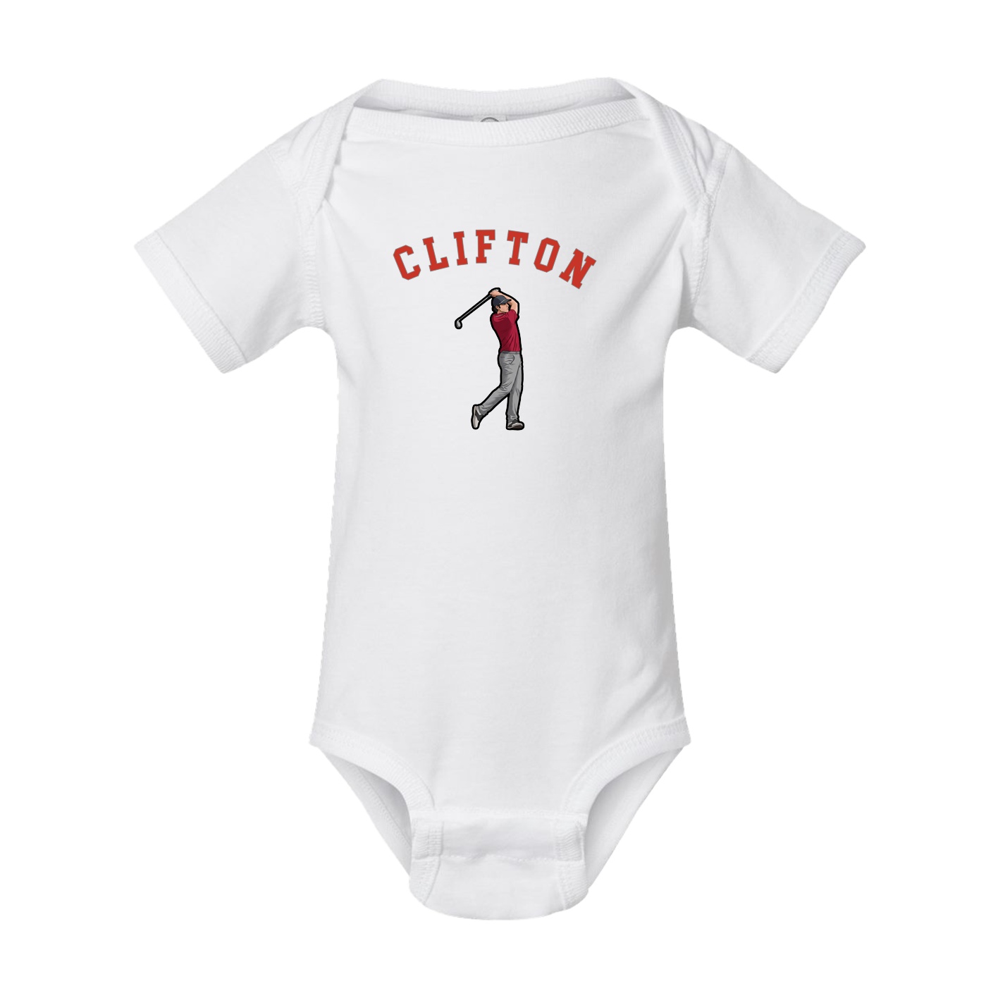Baby Onesie — Shirsey Arch in White