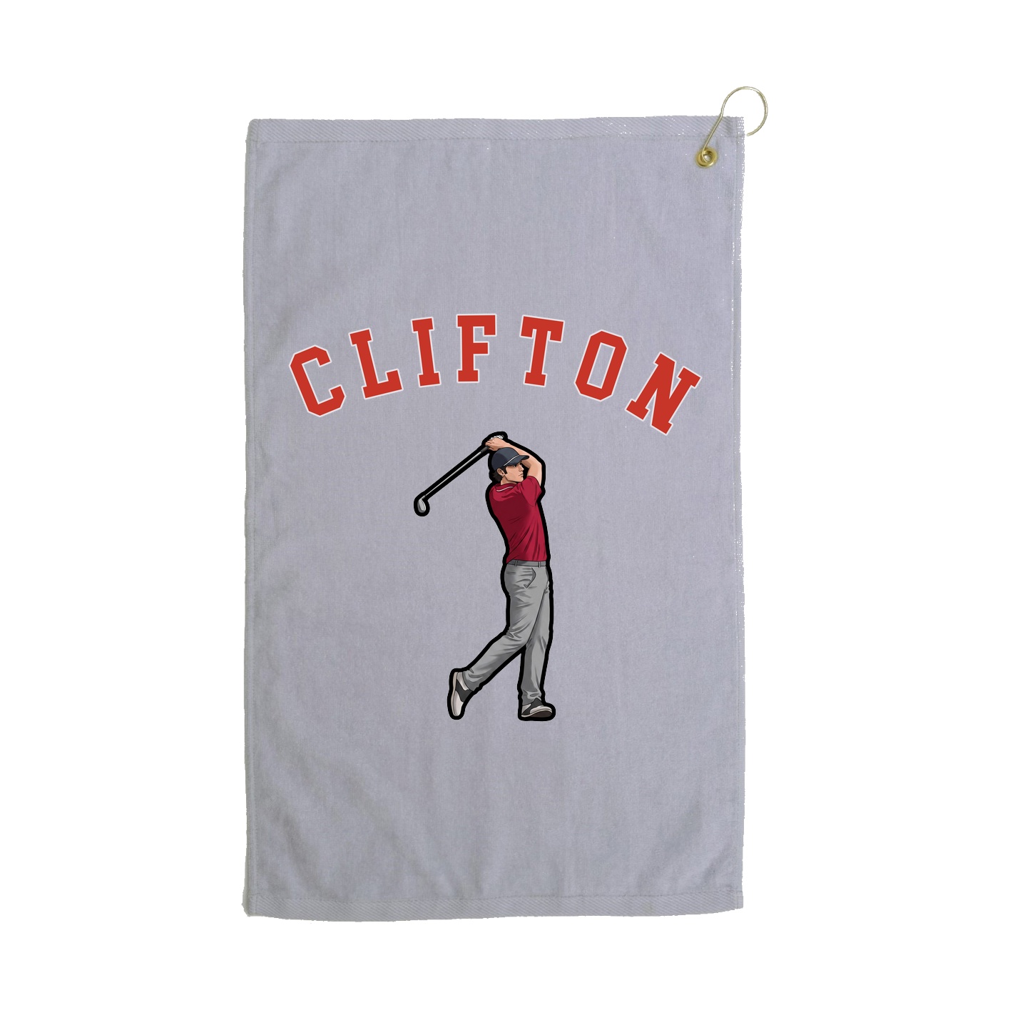 Golf Towel — Shirsey Arch in Grey