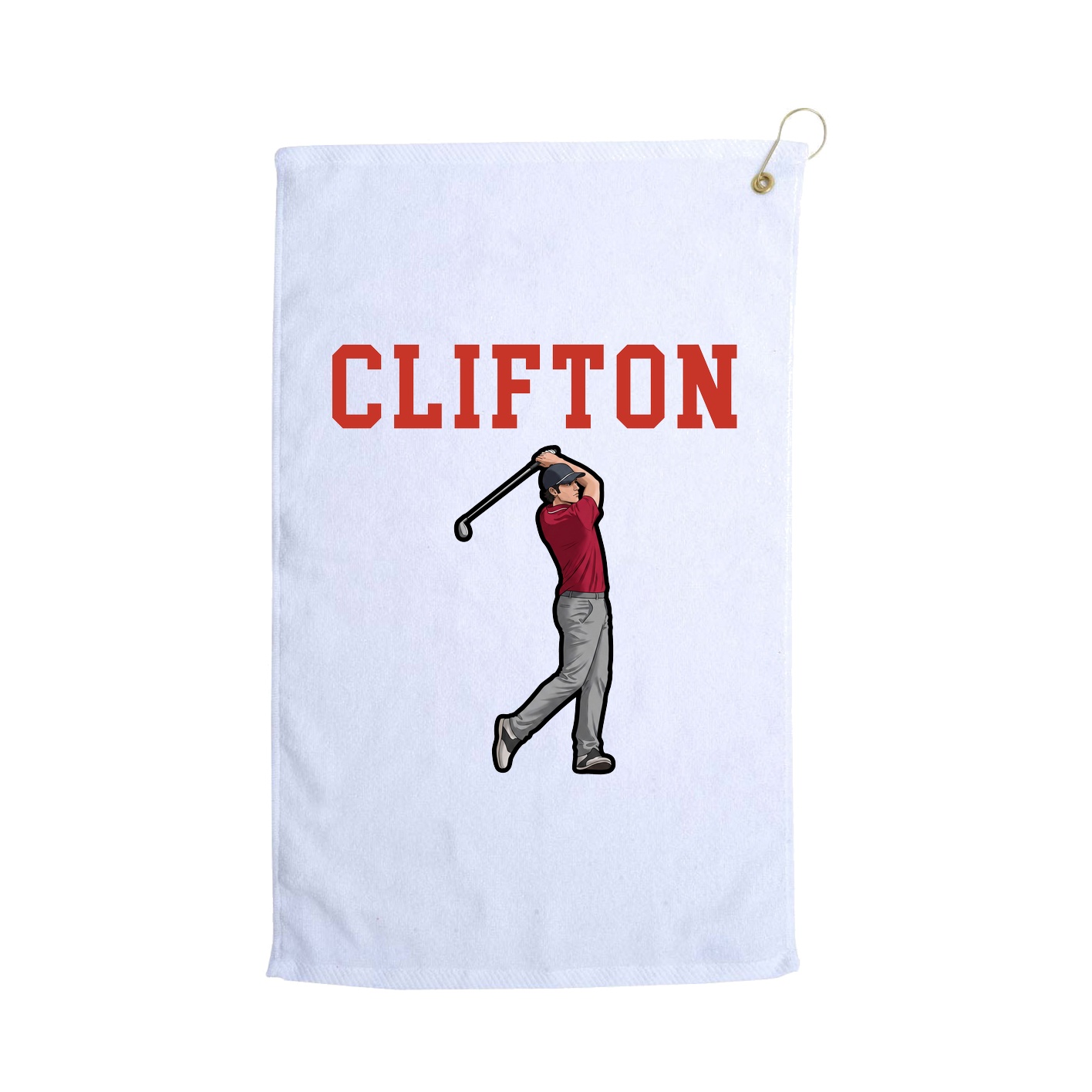 Golf Towel — Shirsey in White