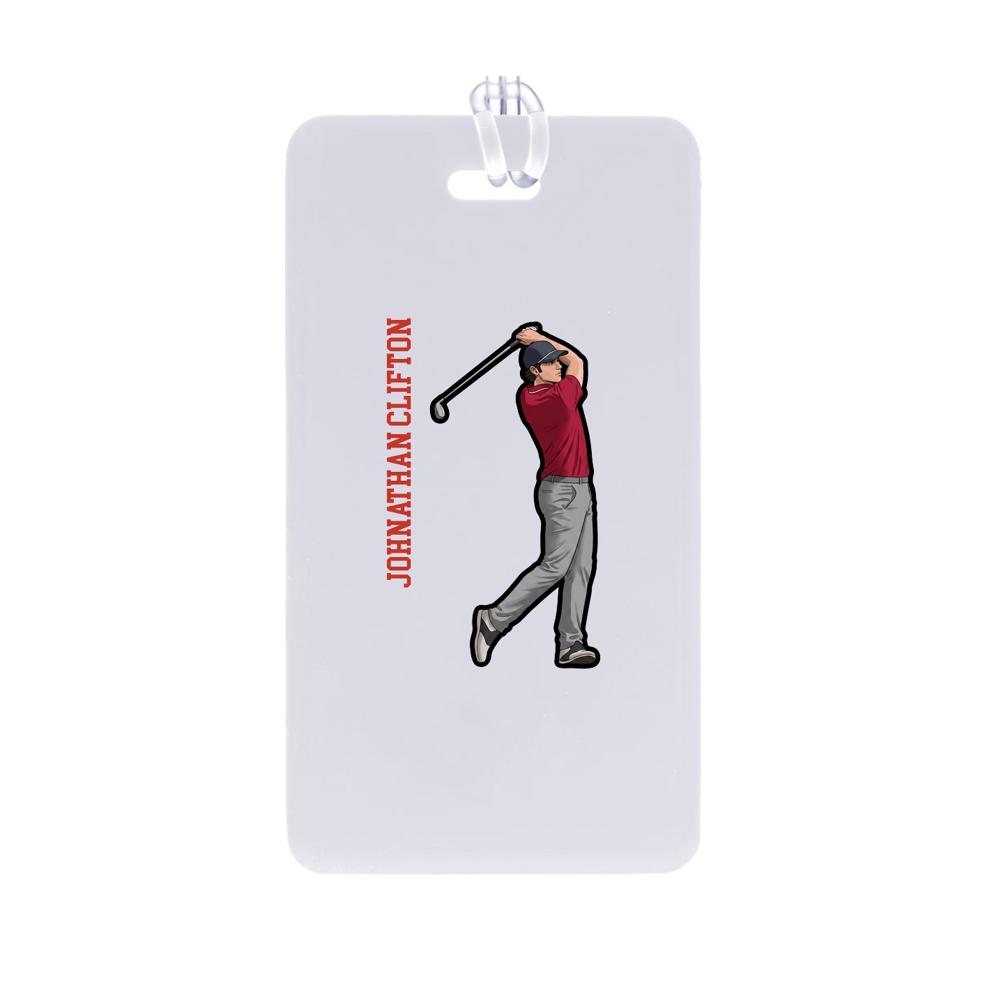 Bag Tag — Name Vertical in Classic