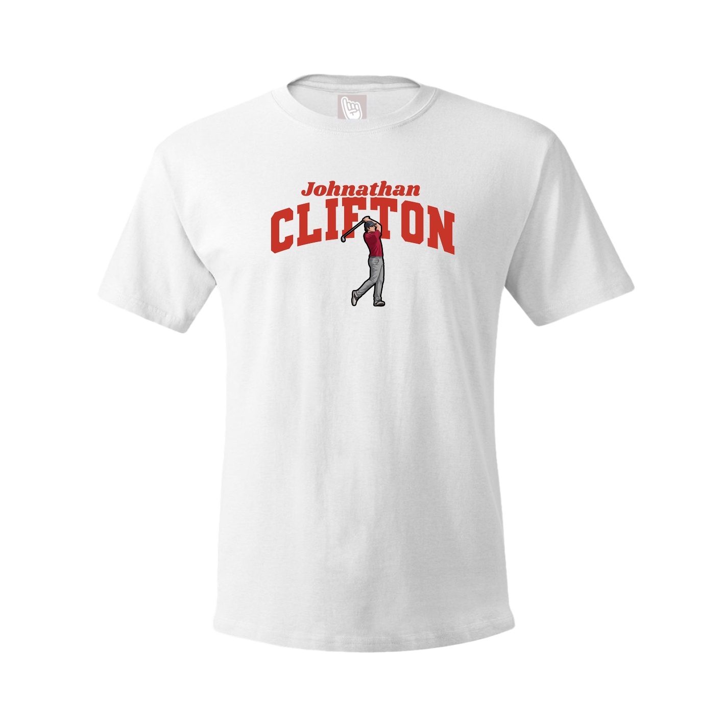 Youth Tee — Signature Arch in White
