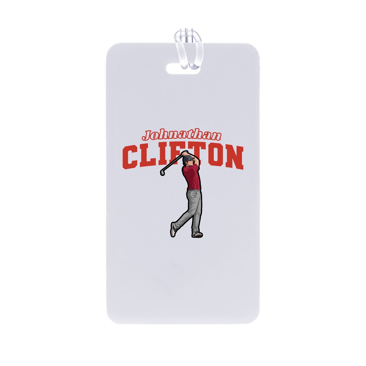 Bag Tag — Name Arch in Classic