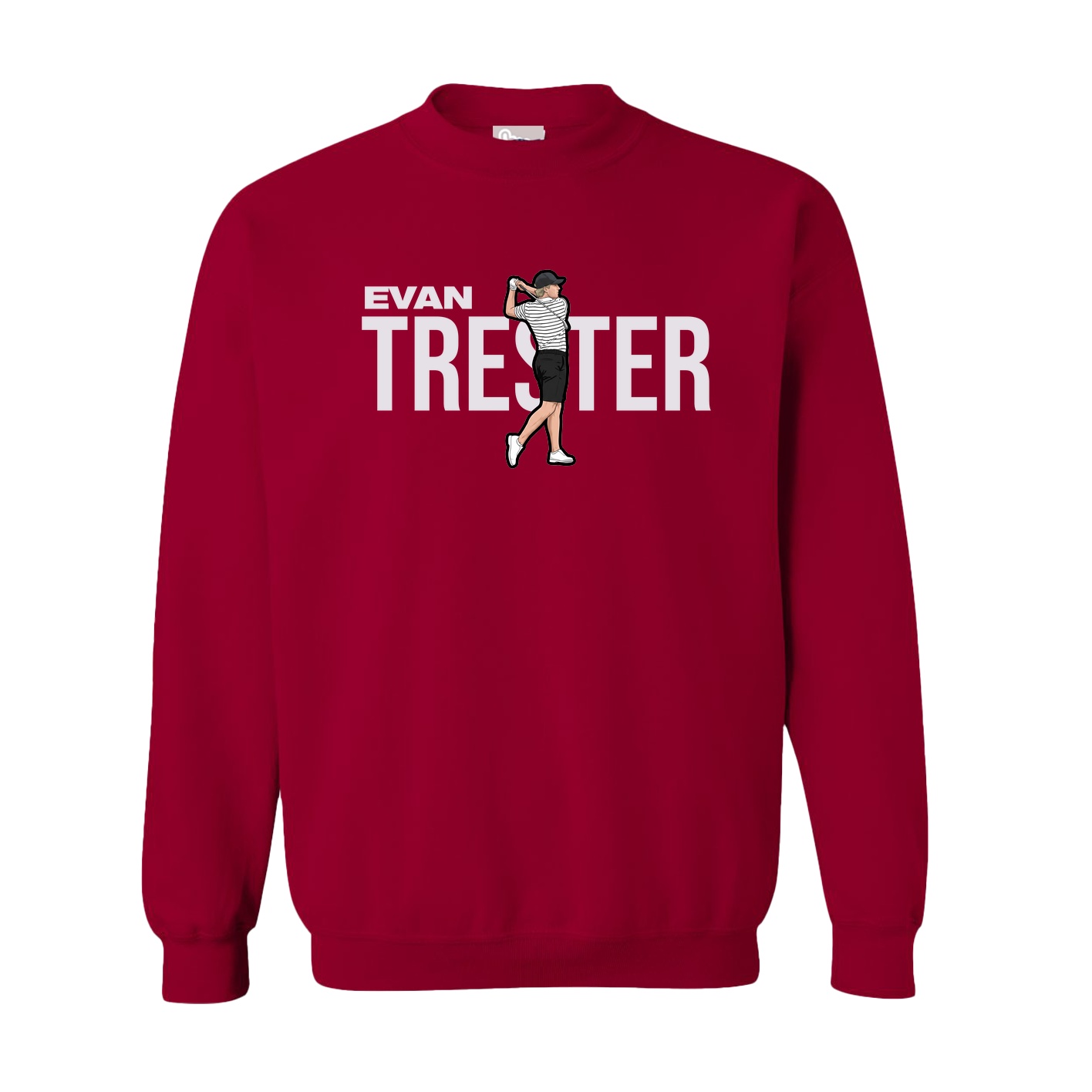Fleece Crew — Player Name in Cardinal