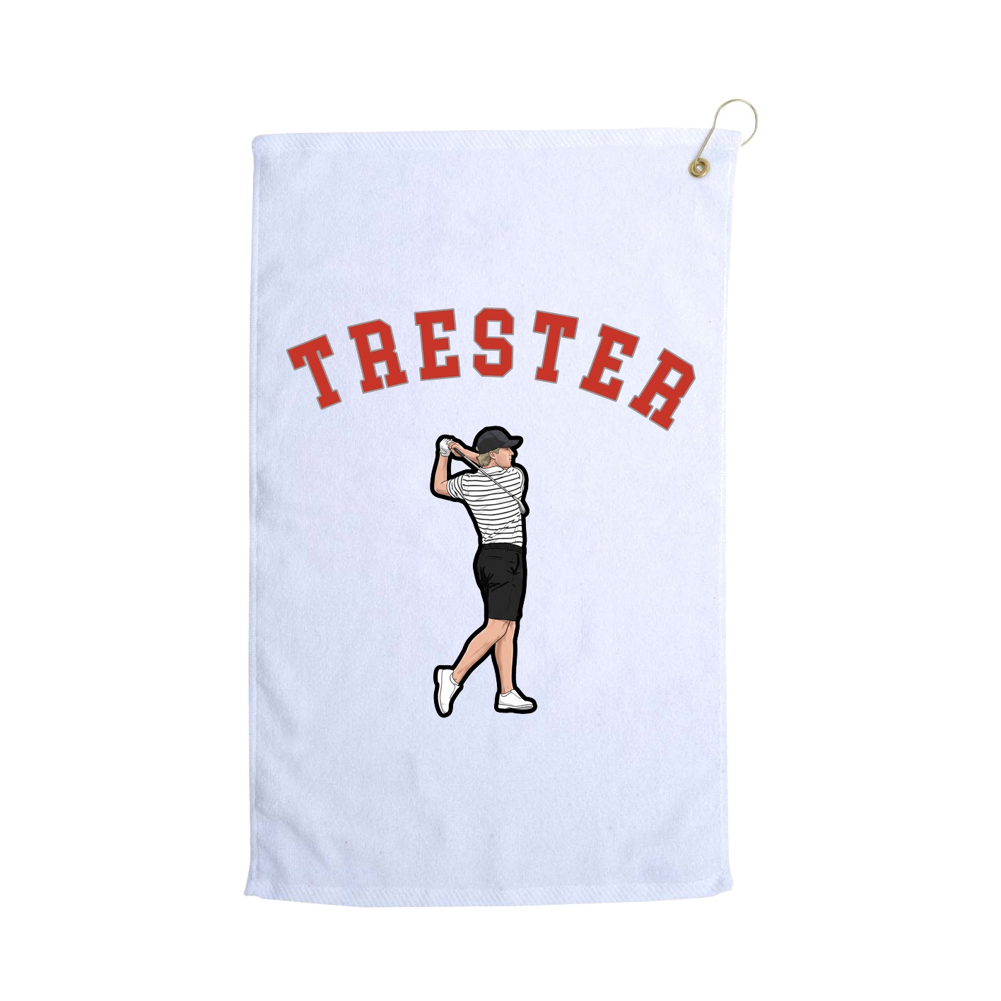 Golf Towel — Shirsey Arch in White