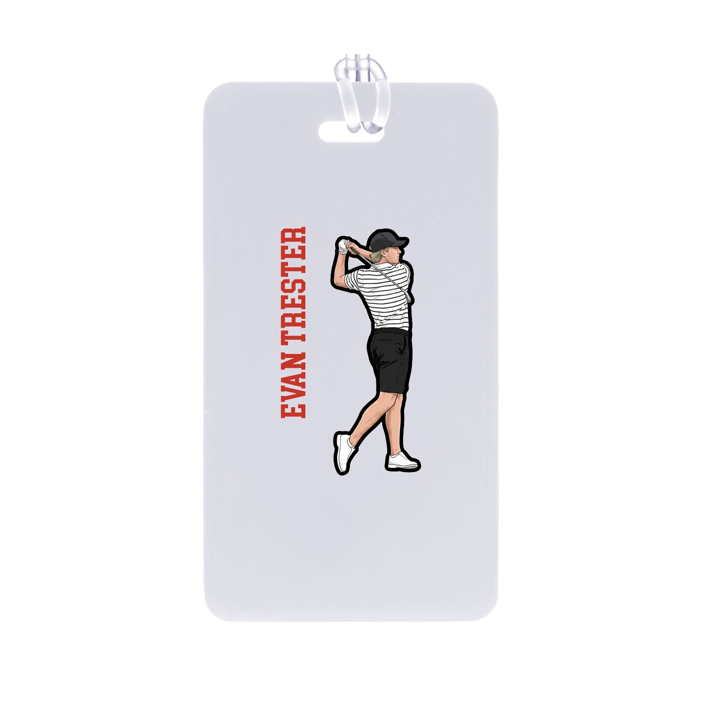Bag Tag — Name Vertical in Classic