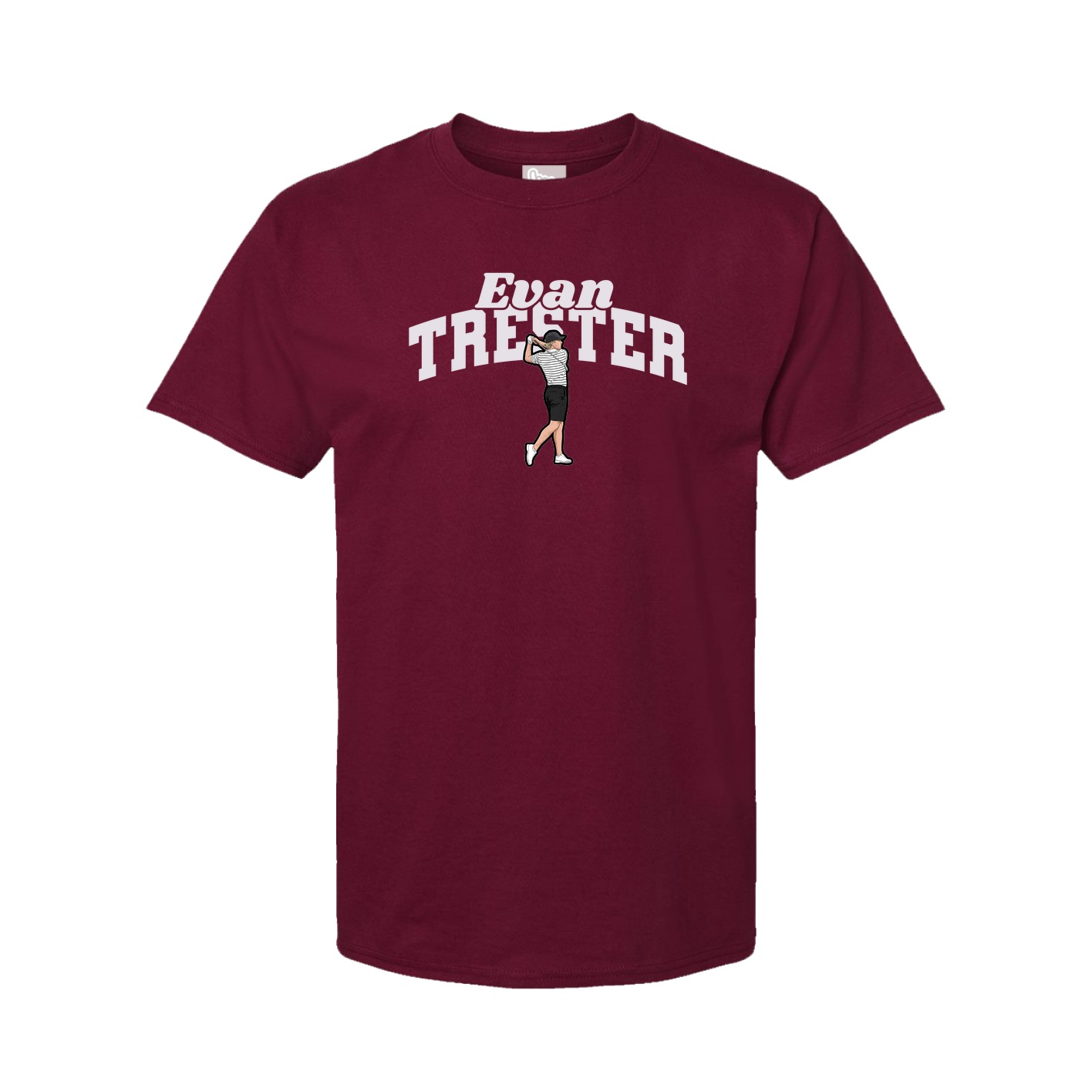 Tee — Signature Arch in Cardinal