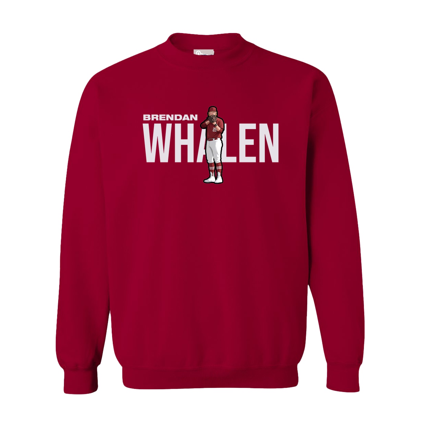 Fleece Crew — Player Name in Cardinal