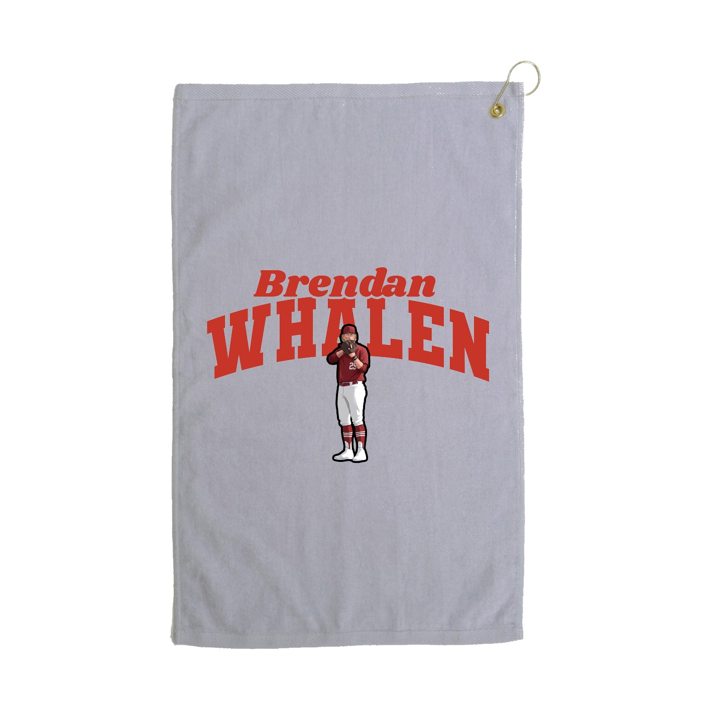 Golf Towel — Signature Arch in Grey