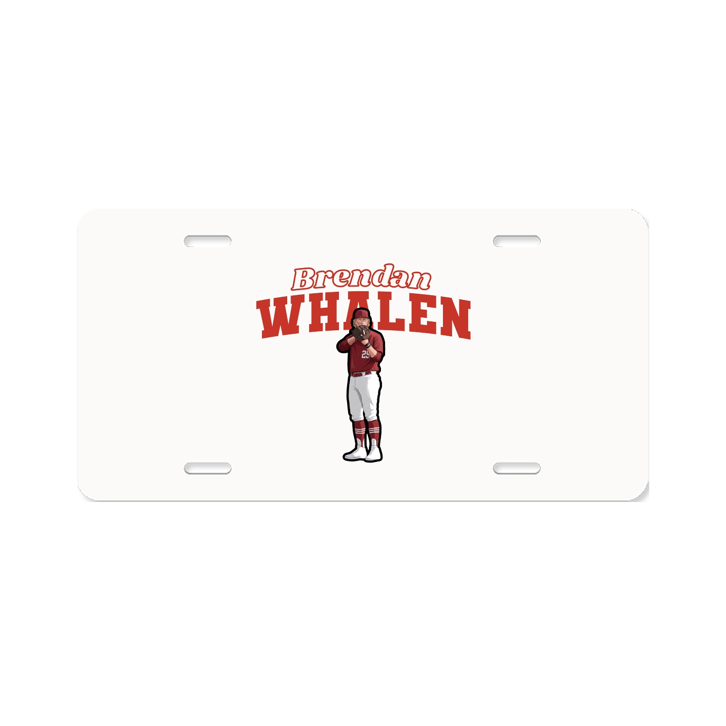 License Plate — Name Arch in Classic