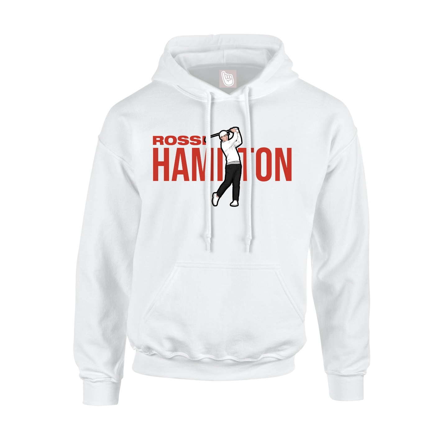 Hoodie — Player Name in White