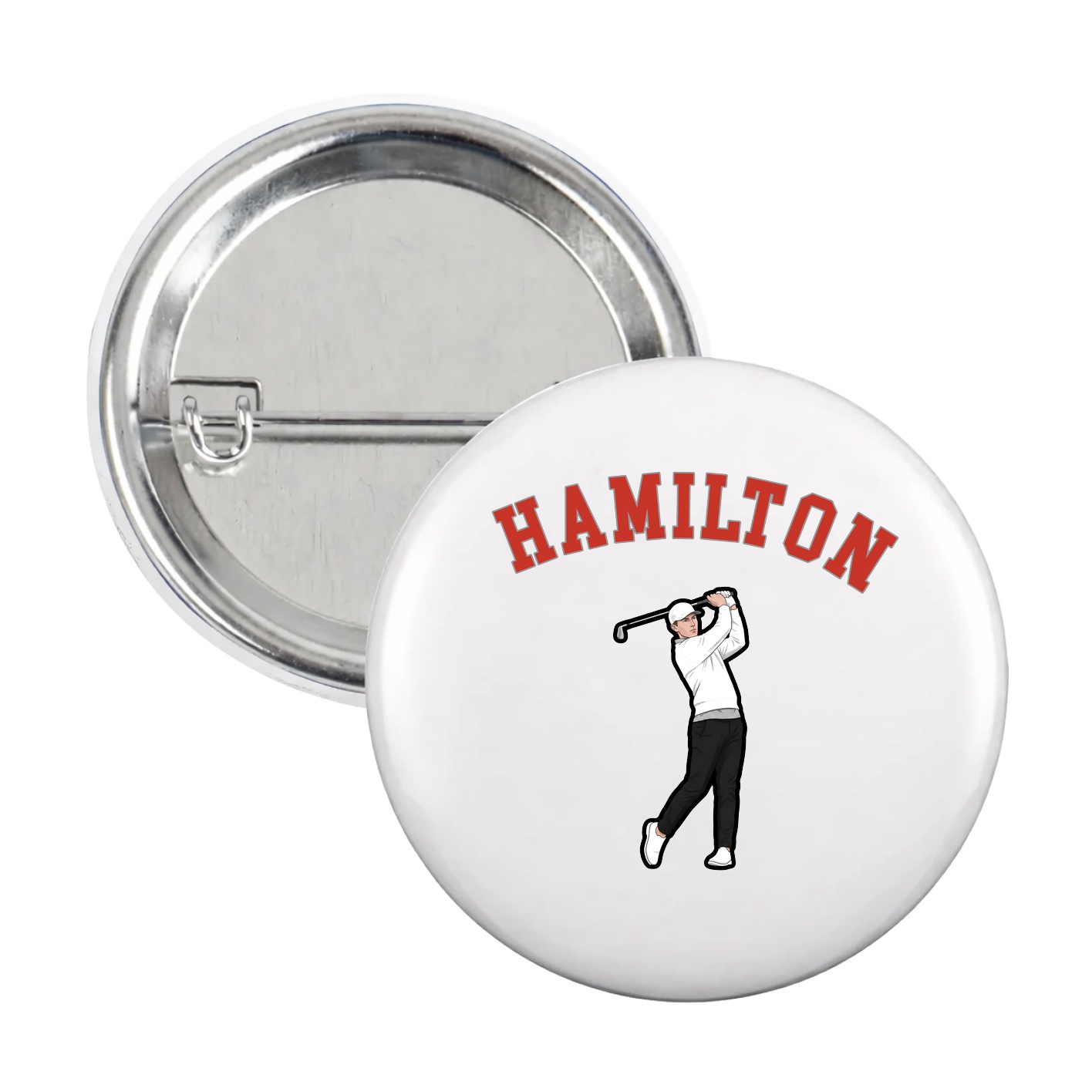 Game Day Button — Shirsey Arch in White